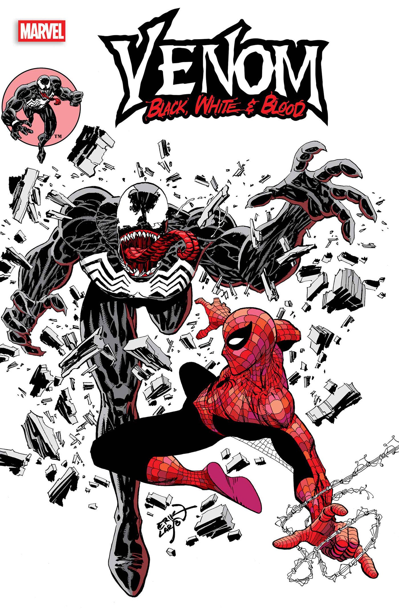Venom: Black, White & Blood #2 Erik Larsen Variant