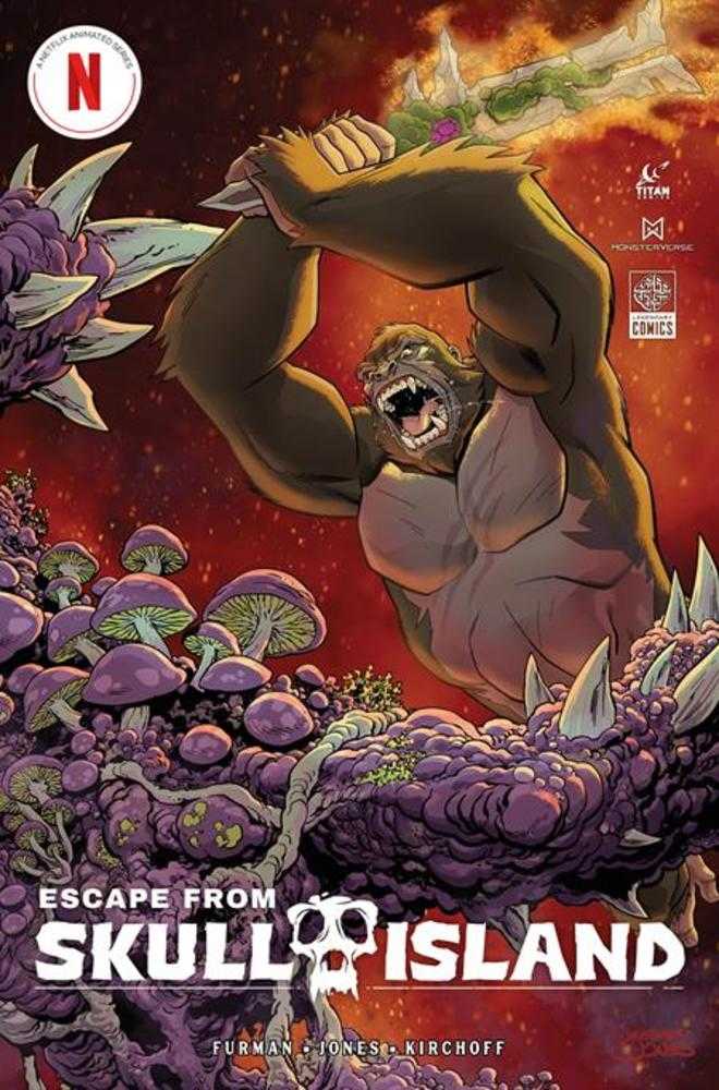 Escape From Skull Island #4 (Of 4) Cover B Christopher Jones Variant