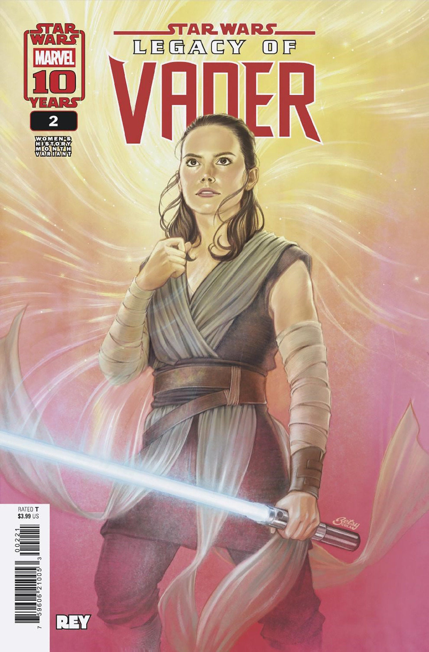 Star Wars: Legacy Of Vader #2 Betsy Cola Women'S History Month Variant