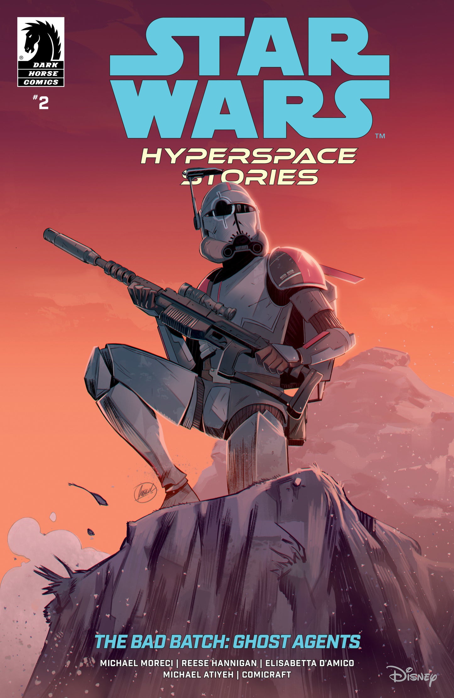 Star Wars: Hyperspace Stories-The Bad Batch--Ghost Agents #2 (Cover B) (French Carlomagno)